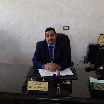 مدير قضاء ديرالكهف الدكتور خلف بني خالد يهنئ بحلول عيد الاضحى