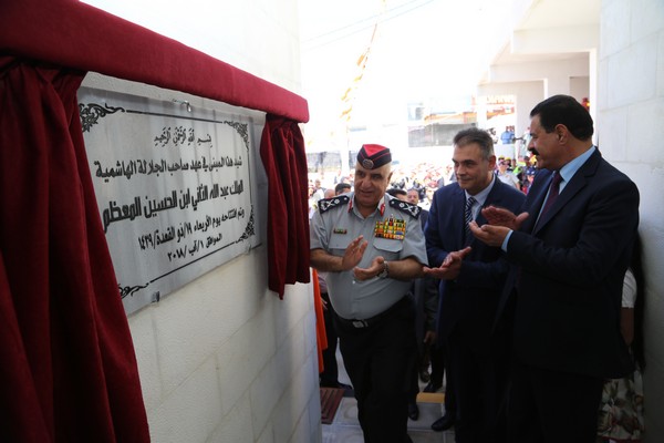 اللواء البزايعه يرعى حفل افتتاح محطة دفاع مدني جامعة البلقاء التطبيقية