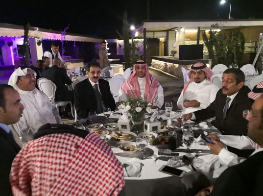 السفير السعودي يقيم مأدبة عشاء للربيعة