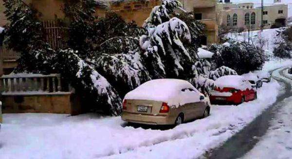 العاصفة الثلجية “نورما” تضرب بلاد الشام