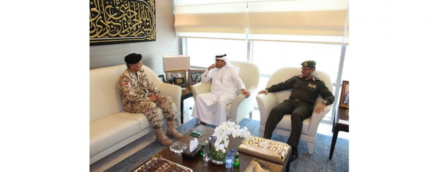 سفير السعودية في الأردن يستقبل الملحق العسكري البحريني في عمان