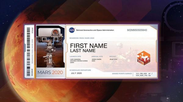 ناسا تمنح سكان الأرض فرصة إرسال أسمائهم إلى المريخ