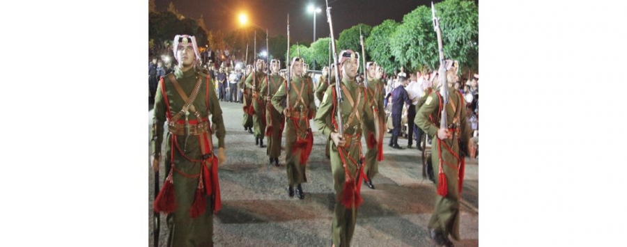 مسيرة احتفالية حاشدة في عمّان احتفالاً بعيد الاستقلال