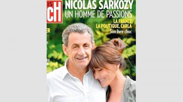 صورة لساركوزي وزوجته تثير سخرية الفرنسيين