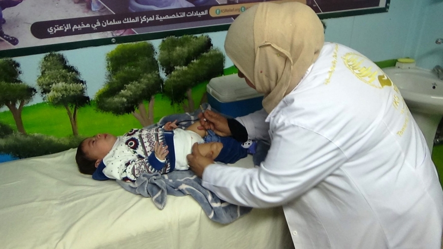 16الف حالة مرضية تراجع عيادات مركز الملك سلمان للإغاثة في مخيم الزعتري خلال شهر