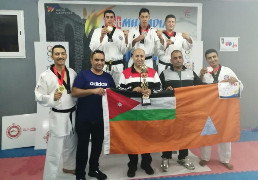 الدفاع المدني يحصد(5) ميداليات ملونة في بطولة تونس الدولية للتايكوندو
