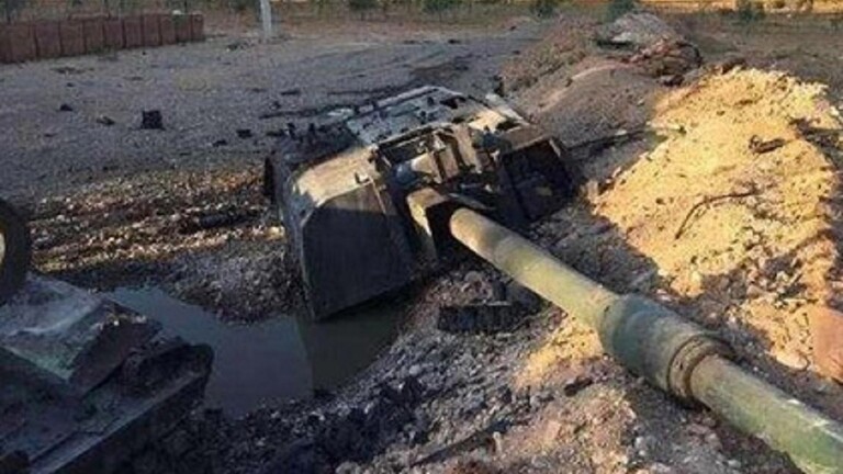 صاروخ سوفيتي يدمر أحدث مدفع في الجيش التركي بسوريا (صور)