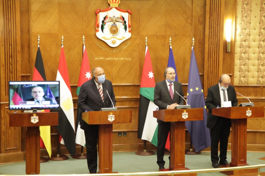 اختتام اجتماع تنسيقي في عمان لدعم عملية السلام في الشرق الاوسط