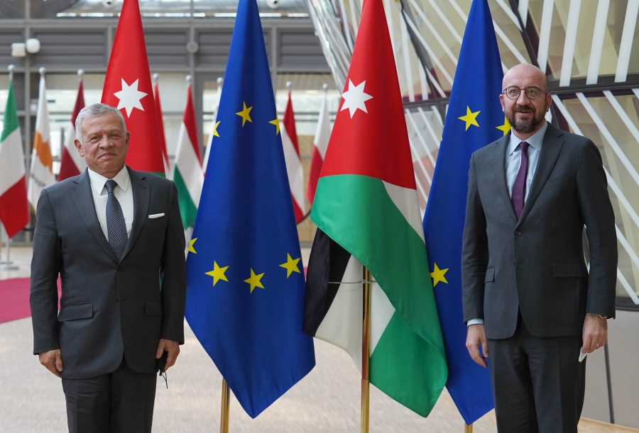 الملك يلتقي رئيسي المجلس الأوروبي والمفوضية الأوروبية