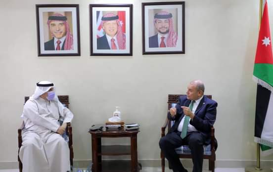 العودات يلتقي سفير الكويت ويؤكدان ثبات الموقف الأردني والكويتي الداعم للحق #الفلسطيني