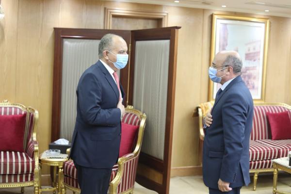 العضايلة يبحث مع وزير العدل المصري قضايا تهم الأردنيين