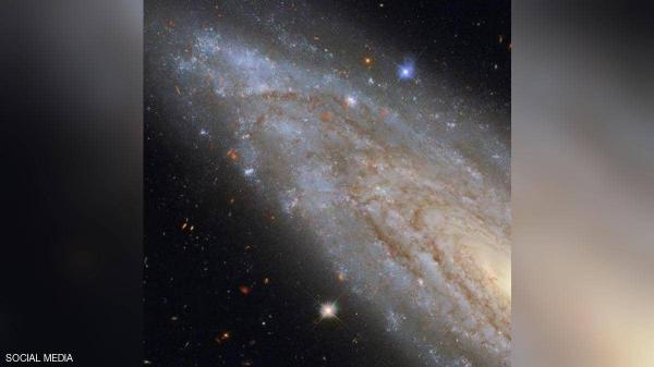 صورة مدهشة من الفضاء .. مجرة حلزونية بثقب أسود عملاق