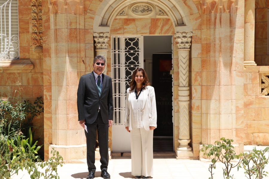 الأميرة دانا تلتقي السفير الألماني لدى الأردن