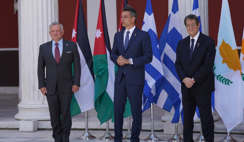 البيان المشترك للقمة الثلاثية الأردنية القبرصية اليونانية في أثينا