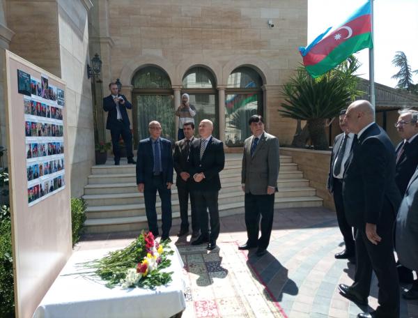 السفارة الاذرية تحتفل بالذكرى الأولى لتحرير أراضي بلادها
