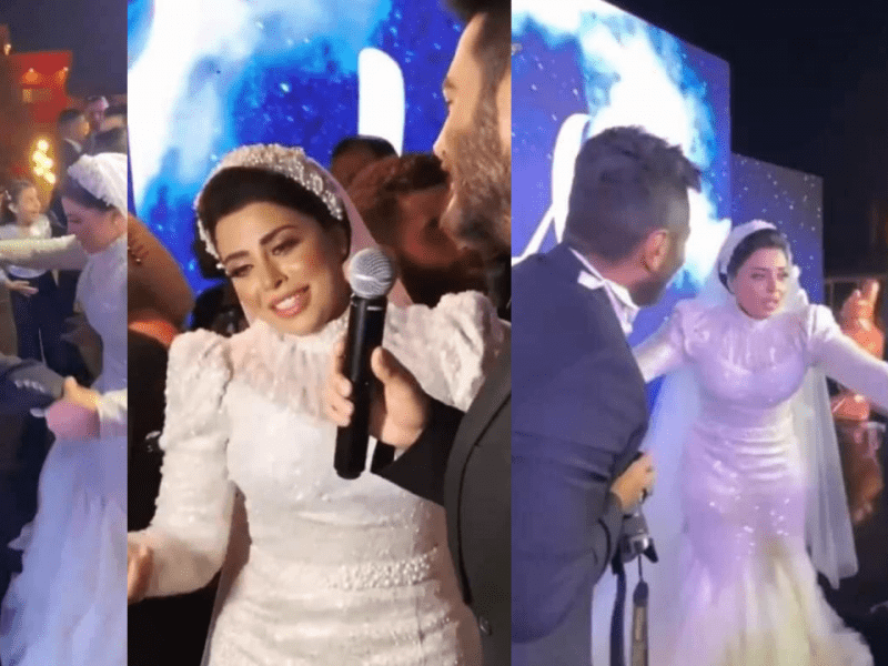 التفاصيل الكاملة لأزمة زفاف آية مكرم وتصرفها مع تامر حسني