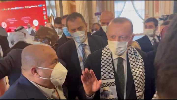 النائب عطية يلتقي الرئيس التركي