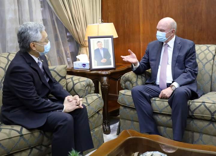 الفايز والسفير الياباني يبحثان تعزيز العلاقات الاقتصادية المشتركة