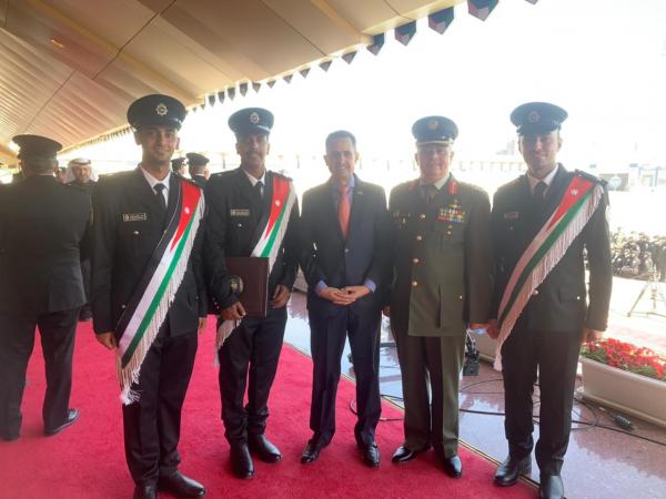 3 ضباط أردنيين في المراتب الاولى بكلية الشرطة الكويتية