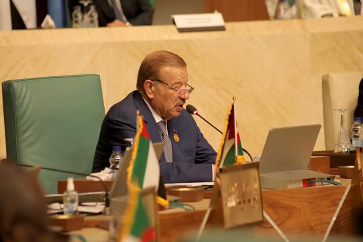 الدغمي يلقي كلمة الأردن في المؤتمر الرابع للبرلمان العربي ورؤساء المجالس والبرلمانات العربية