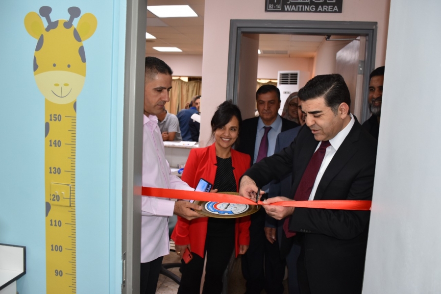 افتتاح غرفة خاصة بسحب عينات الدم للأطفال بمستشفى الملك المؤسس