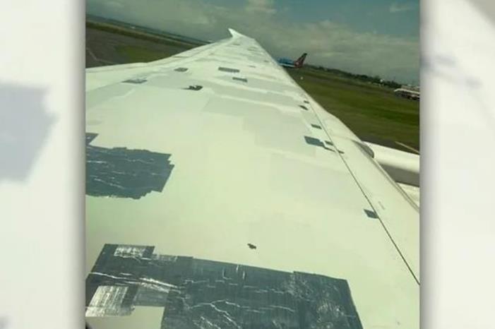 بعدما التقط راكب صورة اثارت الجدل .. شركة طيران استرالية توضح حول شريط لاصق على جناح طائرة