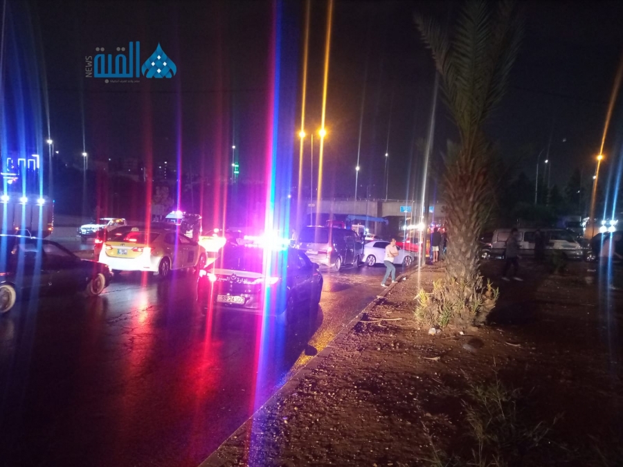 انزلاق وتصادم عشرات السيارات جراء اول شتوة  في عمان