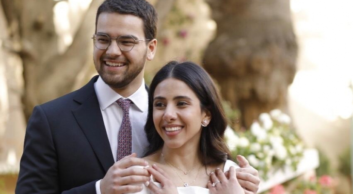 الأمير نايف بن عاصم والأميرة فرح نايف يرزقان بمولودهما الأول
