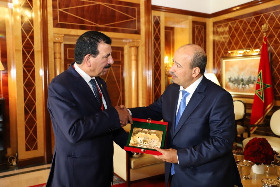 الخلايلة يبحث ورئيس مجلس المستشارين المغربي  العلاقات الثنائية