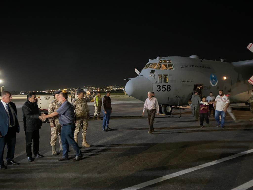 طائرة الإجلاء الأردنية الثامنة من السودان تصل إلى عمّان
