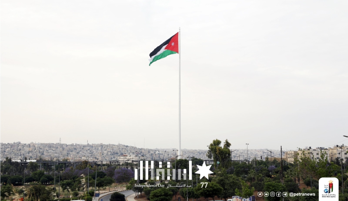 استقلال الأردن 77 يتصدر منصات التواصل في المملكة