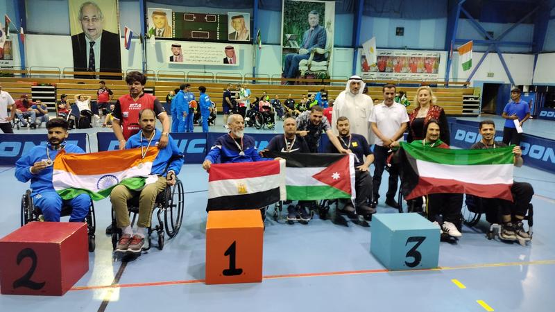 ميداليات ملونة للأردن في بطولة النادي الوطني الدولية لكرة الطاولة البارالمبية