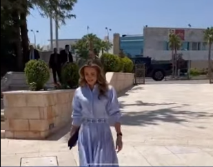 فيديو  موقف طريف لجلالة الملكة رانيا العبدالله