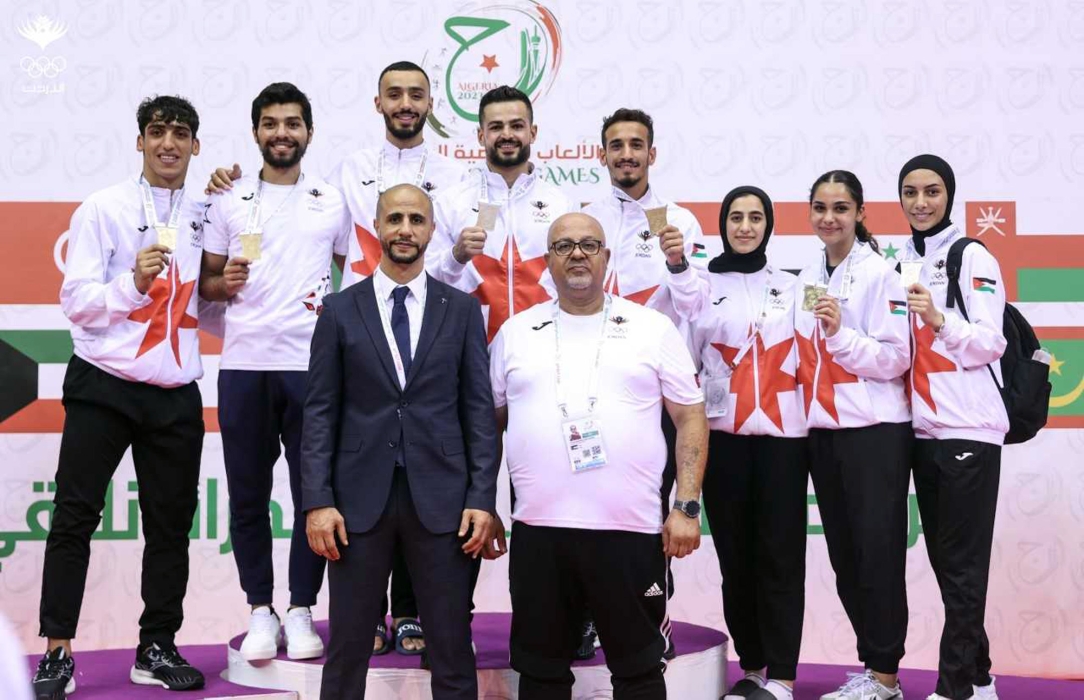 64 ميدالية حصيلة المنتخبات الوطنية في الدورة العربية بالجزائر