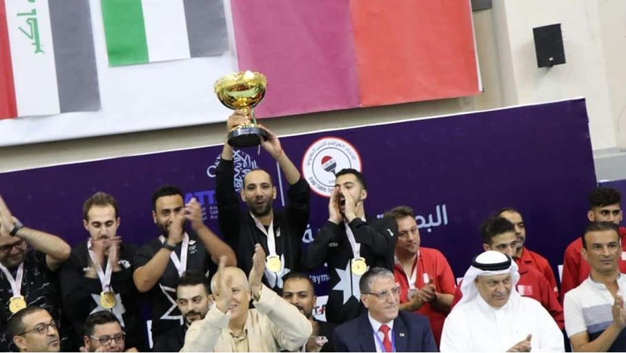 المنتخب الوطني لكرة الطاولة يتوّج بلقب البطولة العربية