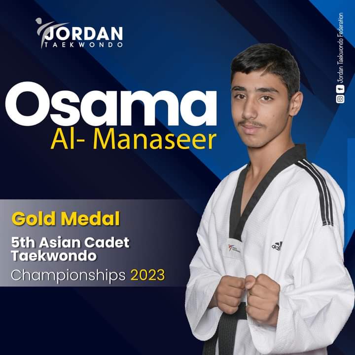 4 ميداليات للأردن في بطولة آسيا لأشبال الزهرات التايكواندو