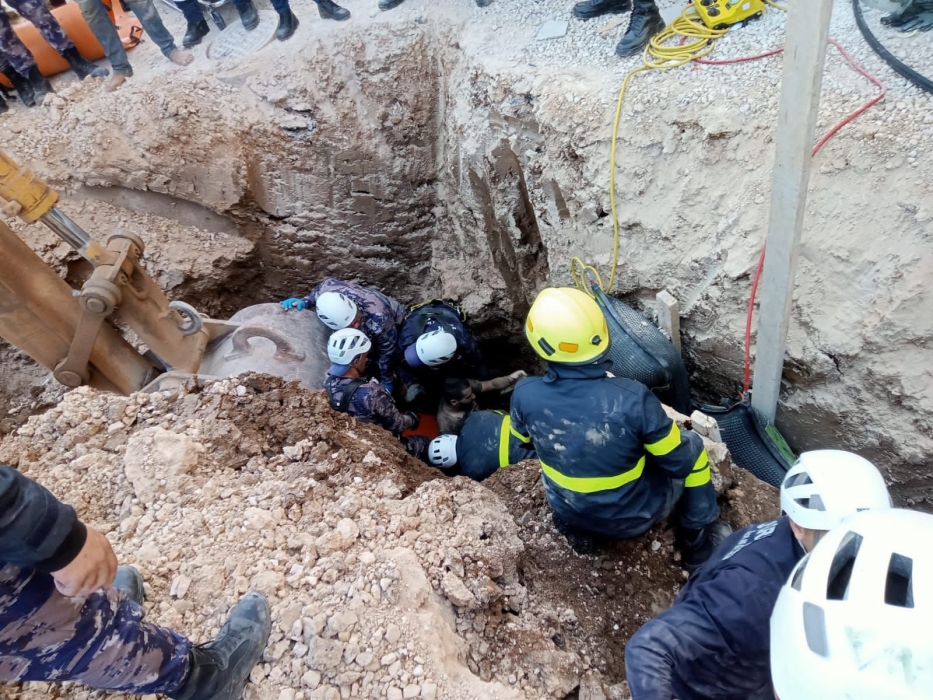 وفاة شخص من جنسية عربية وإصابة آخر إثر اعمال حفريات في محافظة اربد