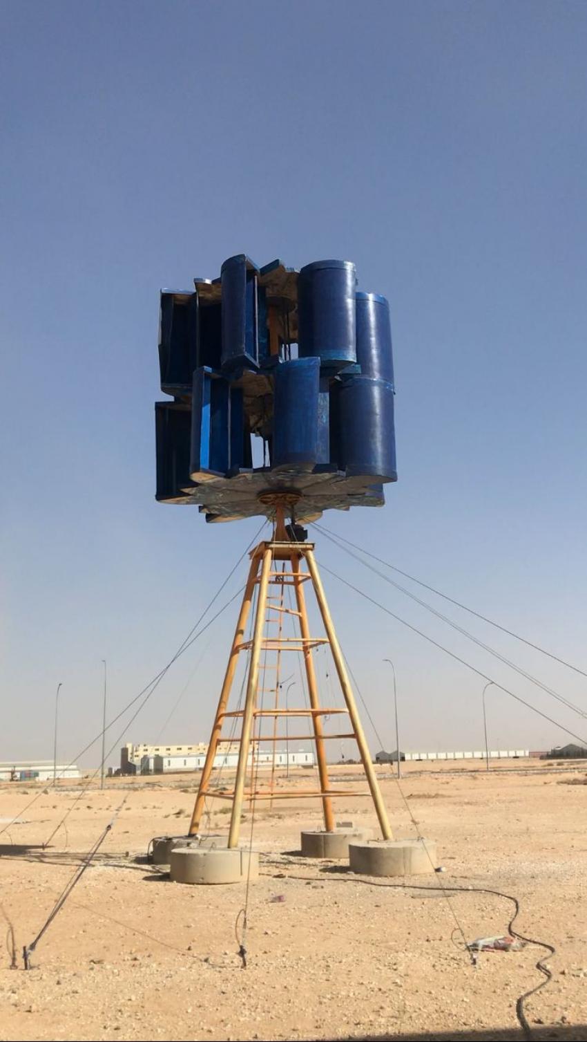 شركة أردنية تبتكر تصميما جديدا لاستغلال طاقة الرياح.