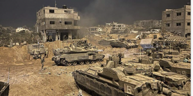 دبابات الاحتلال الإسرائيلي تستهدف حي الشيخ رضوان ومخيم الشاطئ بغزة