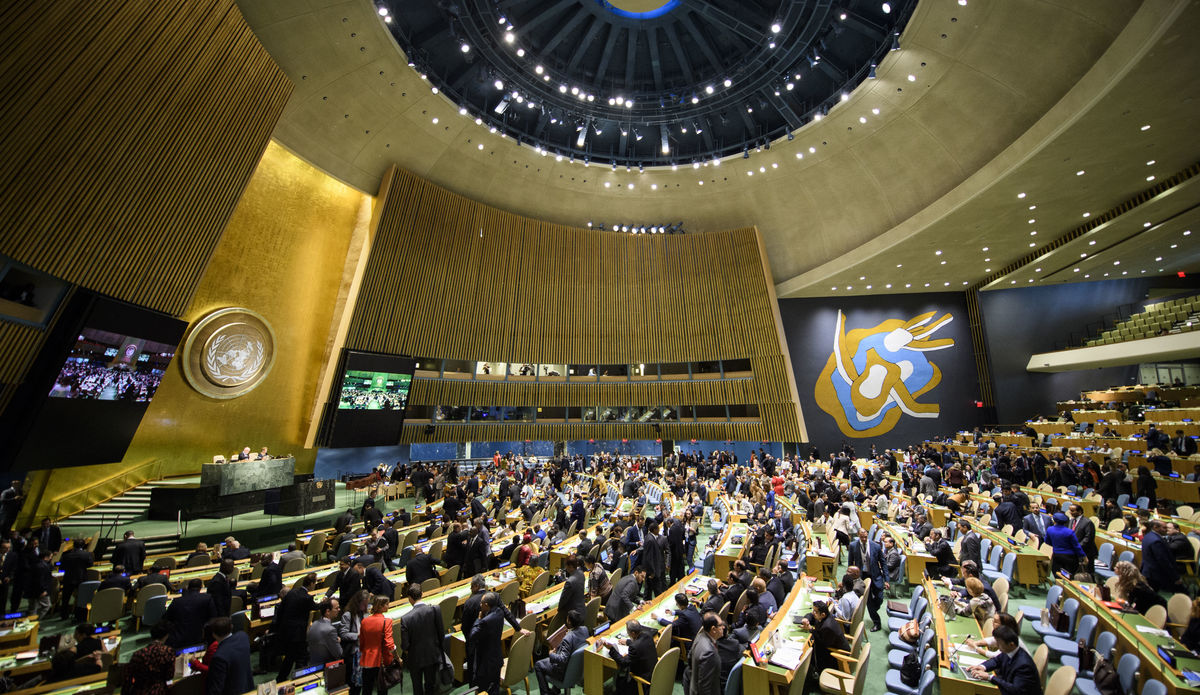 مباشر | جلسة للجمعية العامة للأمم المتحدة بشأن الأحداث في غزة