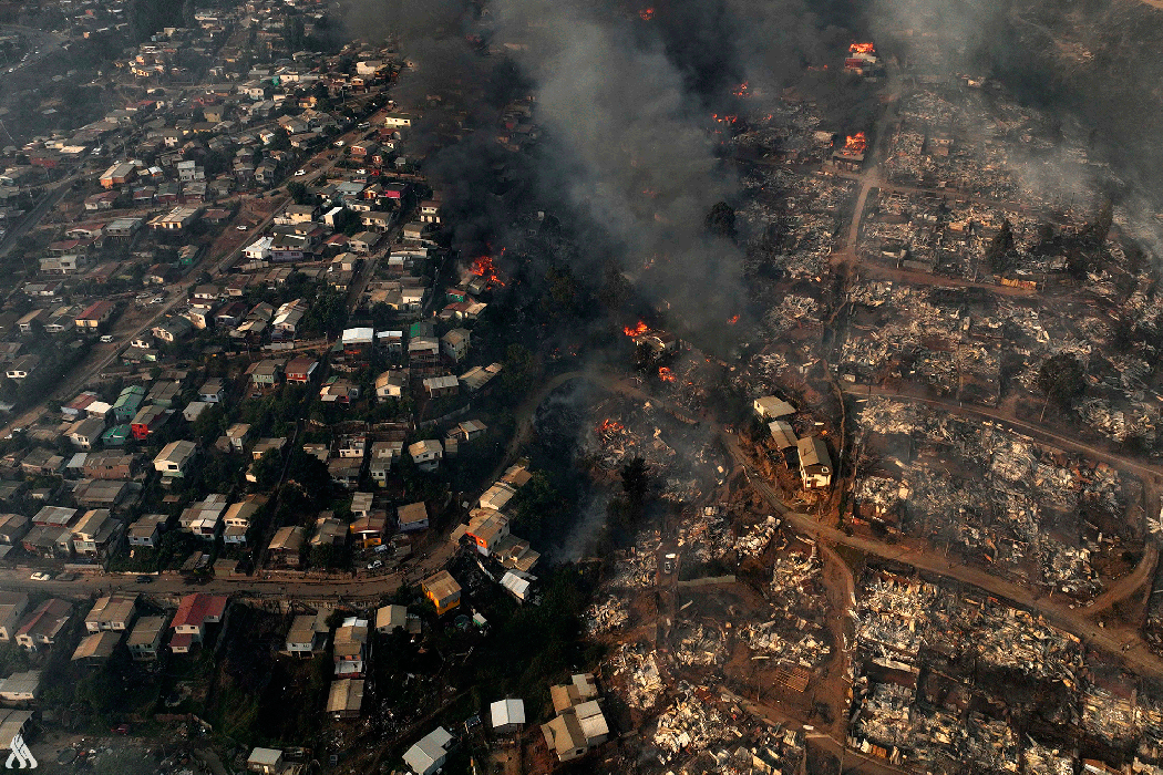 46 قتيلا بسبب الحرائق في تشيلي
