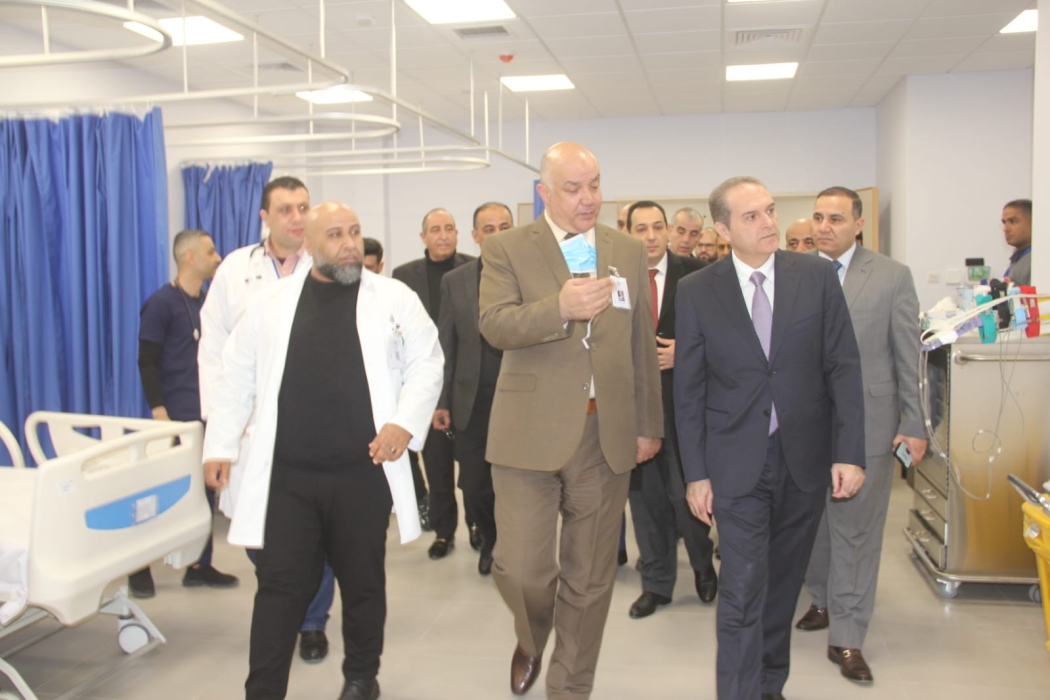 الهواري يفتتح توسعة مستشفى الأمير الحسين في البلقاء
