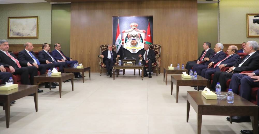رئيس مجلس الأعيان يلتقي الرئيس العراقي في عمان