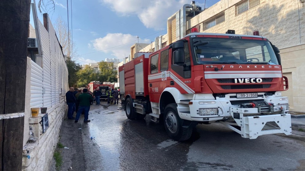وفاة 4 أطفال أشقاء وإصابة اثنين آخرين إثر حريق سكن مسجد في عمّان