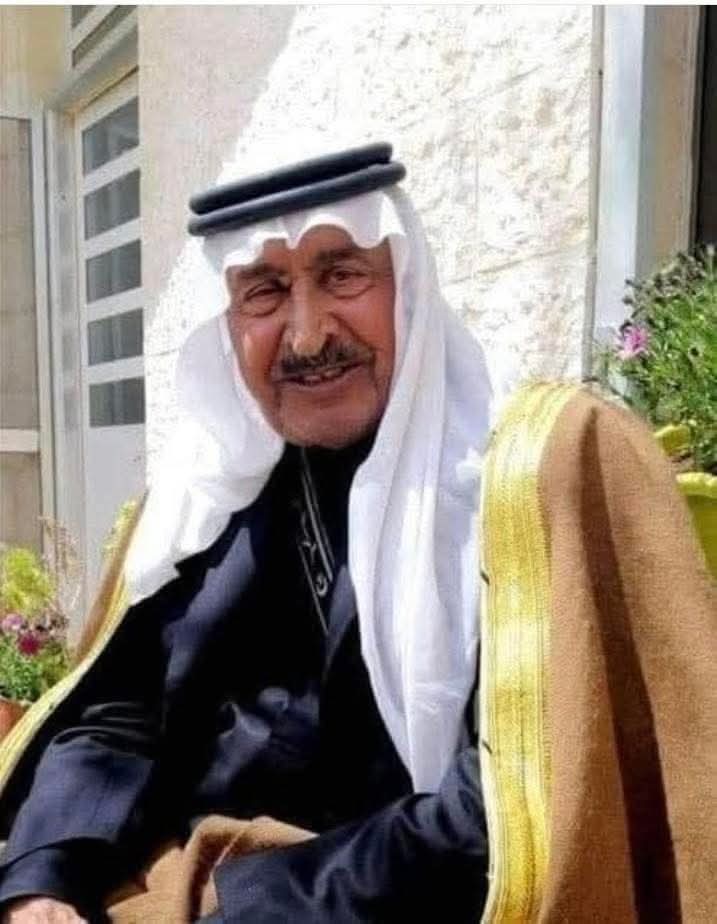 تعزية بوفاة الشيخ عيد صالح اللحاويه العمرو (أبو راجي)