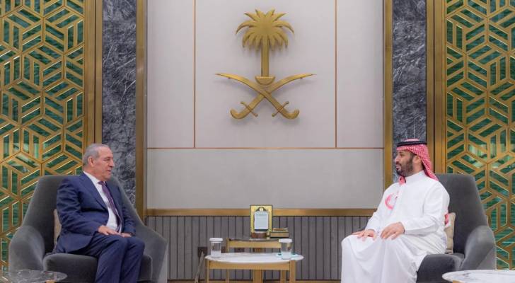 استقبال ولي العهد السعودي لمناقشة تطورات الأوضاع في فلسطين