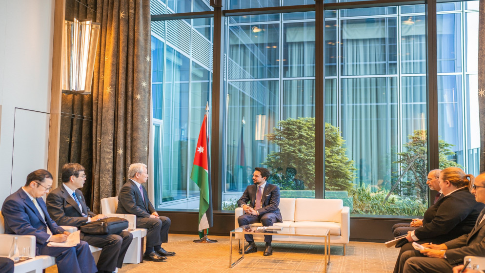 ولي العهد يبحث توسيع التعاون في المجالات الاقتصادية والتنموية مع جايكا