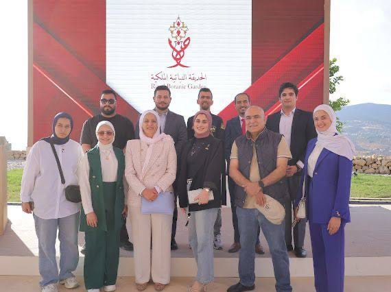زيارة مجلس طلبة جامعة جرش للحديقة النباتية الملكية لتعزيز الوعي البيئي