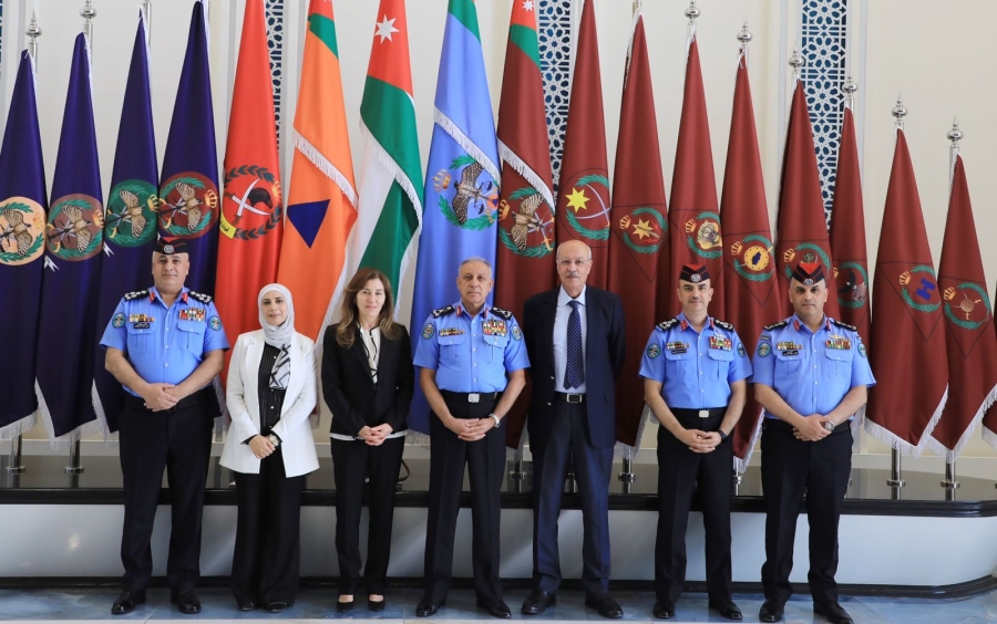 مدير الأمن العام يبحث مع المركز الوطني لحقوق الإنسان تعزيز أطر التعاون