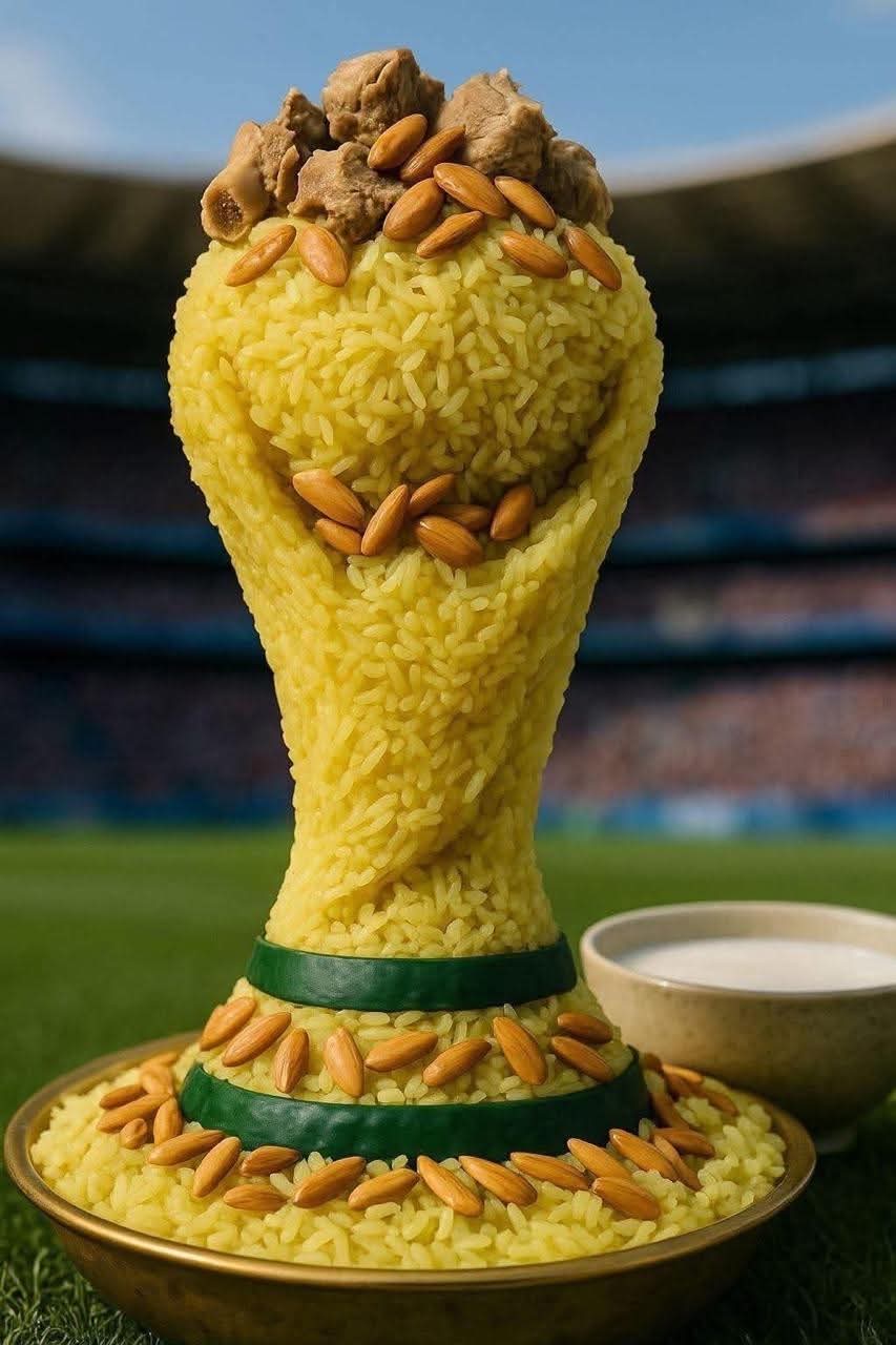 كأس العالم بالمنسف.. إبداعات الأردنيين بلا حدود